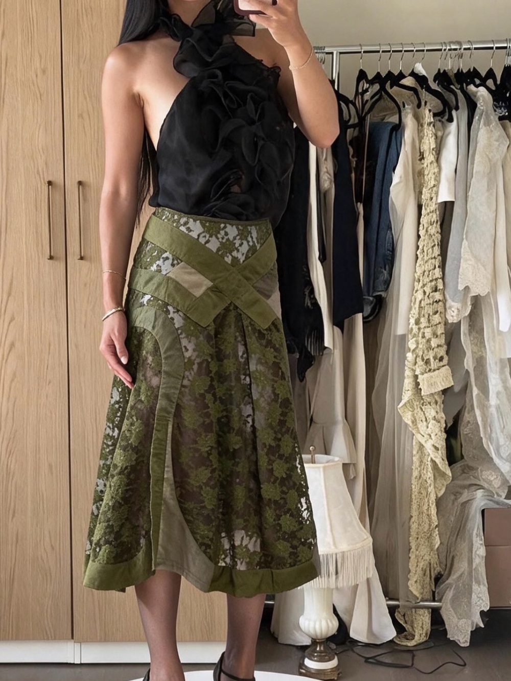 JUNYA WATANABE 2006 "SIREN CUT" LACE SKIRT - Picture 1 of 16